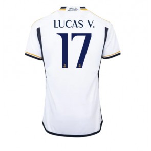 Lacne Muži Futbalové dres Real Madrid Lucas Vazquez #17 2023-24 Krátky Rukáv - Domáci